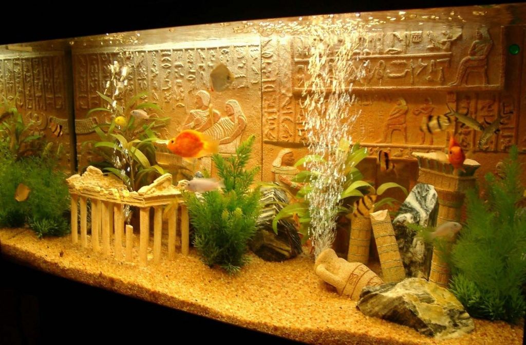 Декорации в аквариум своими руками