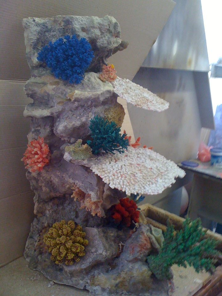 Изготовление декораций для аквариумов, фото