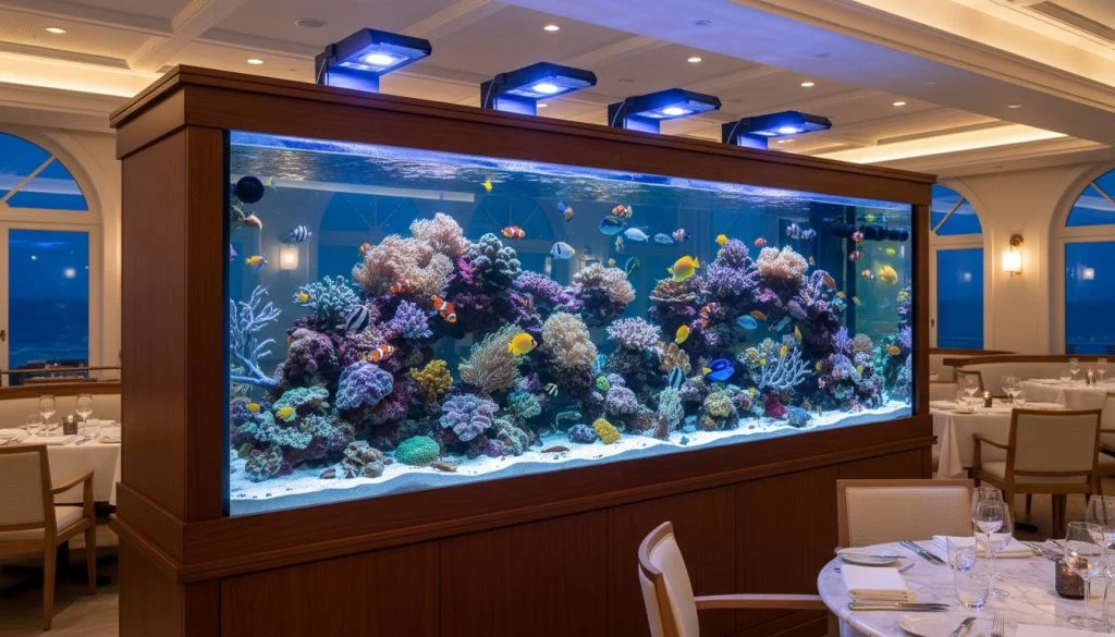 Морской ресторанный аквариум