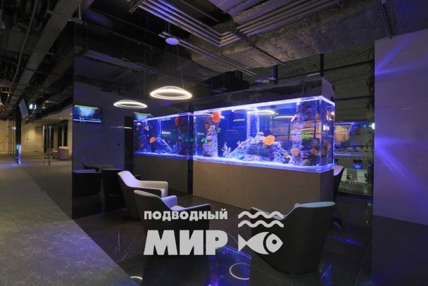 Комплекс из 3 аквариумов в аэропорте в VIP-зоне г. Симферополя