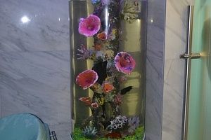 Изготовление аквариуму цилиндр под псевдоморе  в SPA комнате в Москве - фото 0